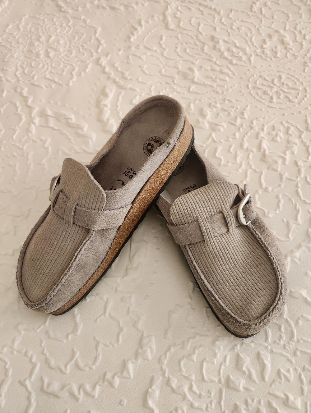Birkenstock Buxkley Clog - Light Grey, Women's Size 38